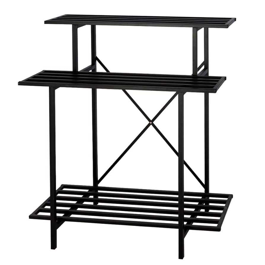 Amazon.com : Zhongma 3 Tier Sturdy Plant Stand Space-Saving